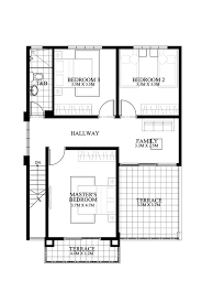2 storey 3 bedroom house floor plan. Mateo Four Bedroom Two Story House Plan Pinoy House Plans