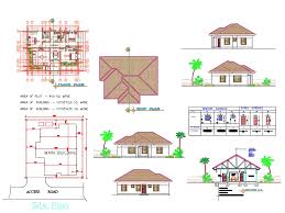 Single Family Home In Autocad Cad
