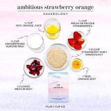 ambitious strawberry orange shakeology