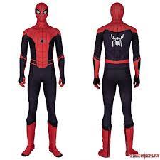 Far from home suite home. Spider Man Far From Home Spiderman Costume Cosplay Jumpsuit