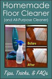 homemade floor cleaner tips tricks