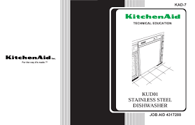 Find kitchenaid dishwashers manuals, user guides and free downloadable pdf manuals. Kitchenaid Dishwasher Service Manual Model Kuds01tj