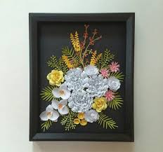Flower Wall Art Handcrafted Orchids