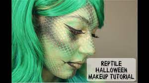 lizard halloween makeup tutorial