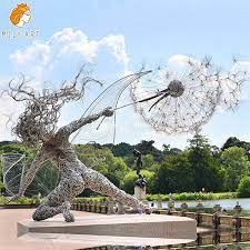 Amazing Metal Wire Dandelion Fairy