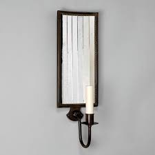 Tole And Mirror Wall Light Vaughan