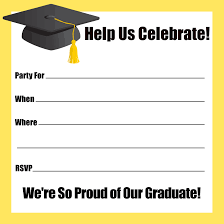 Free Printable Graduation Party Invitations Gorgeous Graduation