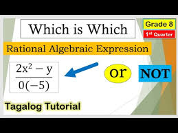 Not Rational Algebraic Expression