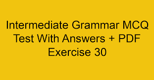 interate grammar mcq test with