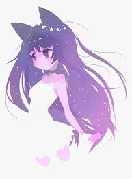 Want to discover art related to purple_anime? Http Ir Dr Tumblr Com Image 139360180075 Purple Anime Neko Girl Transparent Hd Png Download Kindpng