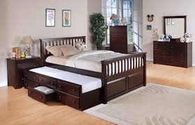 Queen Size Bed With Trundle Underneath