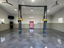 polished concrete floor on a budget