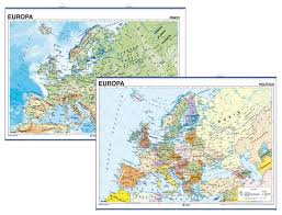edigol mapa mural europa fÍsico