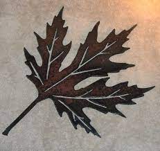 Maple Leaves Metal Art Metal