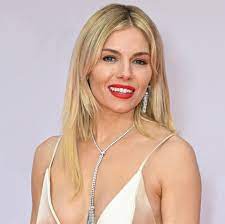 sienna miller makeup the red lip look