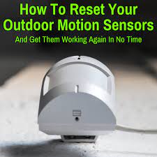 Reset Your Outdoor Motion Sensors