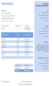 free travel agency invoice templates