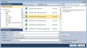 a generic asp net mvc template simple