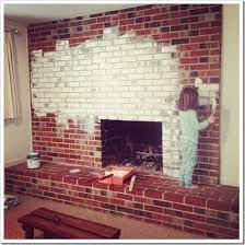 Painting A Brick Fireplace