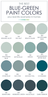 the best blue green paint colors life