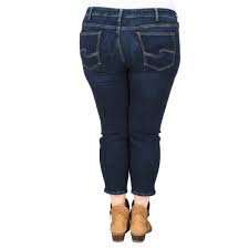 Silver Jeans Womens Plus Size Suki Skinny Murdochs
