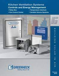 kitchen ventilation systems controls