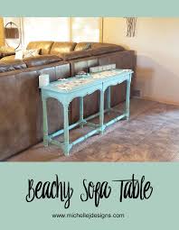 Beach Inspired Sofa Table Mice