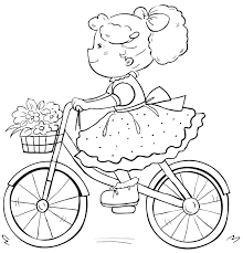 1 - Bộ sưu tập 50+ tranh tô màu xe đạp cho bé dễ thương tập tô