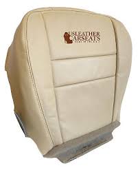 Bottom Leather Seat Cover Camel Tan