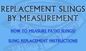 Patio Sling Repair Replacement Slings