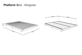 Low Level Kingsize Bed Futon Company