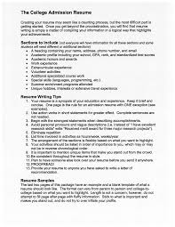 Find here few best student resume templates. College Admission Blank Resume Templates At Allbusinesstemplates Com