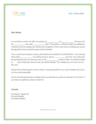 Job Offer Letter Template For Word Letter Templates Write Quick