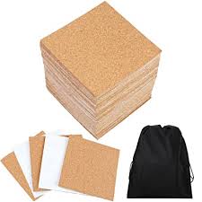50 pack self adhesive cork squares 4