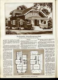 Vintage House Plans Craftsman Bungalow