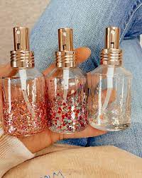 Pump Bottle Glitter Perfume Bottle