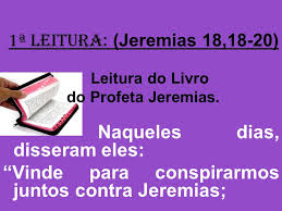 Resultado de imagem para Jeremias 11,18-20