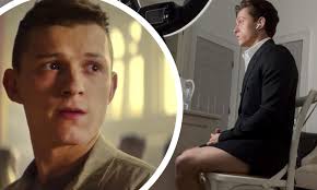 Tom holland ретвитнул(а) dominic holland. Tom Holland Teases Pantsless Interview As He Promotes New Apple Tv Plus Film Cherry Daily Mail Online