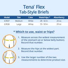 Tena Flex Tab Style Adult Incontinence Briefs Adult Diapers