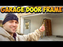 how to frame a garage door opening for