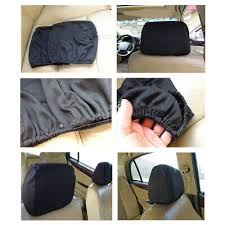 2x Car Seat Headrest Pillow Case