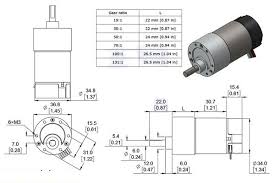 30 1 metal gearmotor 37dx68l mm with 64