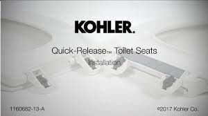 Installation - Quick-Release Toilet Seats - KOHLER - YouTube
