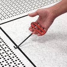 perforated floor tile panel lifter