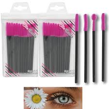 24 silicone mascara wands disposable