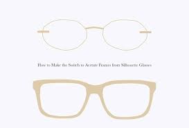 silhouette glasses to acetate frames