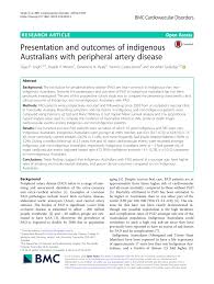 Pdf Presentation And Outcomes Of Indigenous Australians
