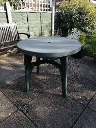 Round Green Garden Table In Southmead