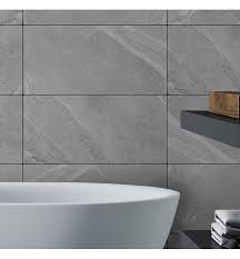 Light Grey Glossy Wall And Floor Tiles