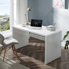 Small white desk glossy white desk faux wood sale house white desk chair silver desk interior decorating bellacor white writing desk. White High Gloss Desk Wayfair Ca